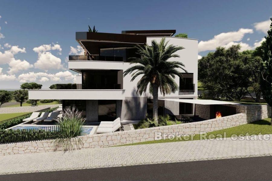 Ostrov Krk - Moderný apartmán v luxusnej vile