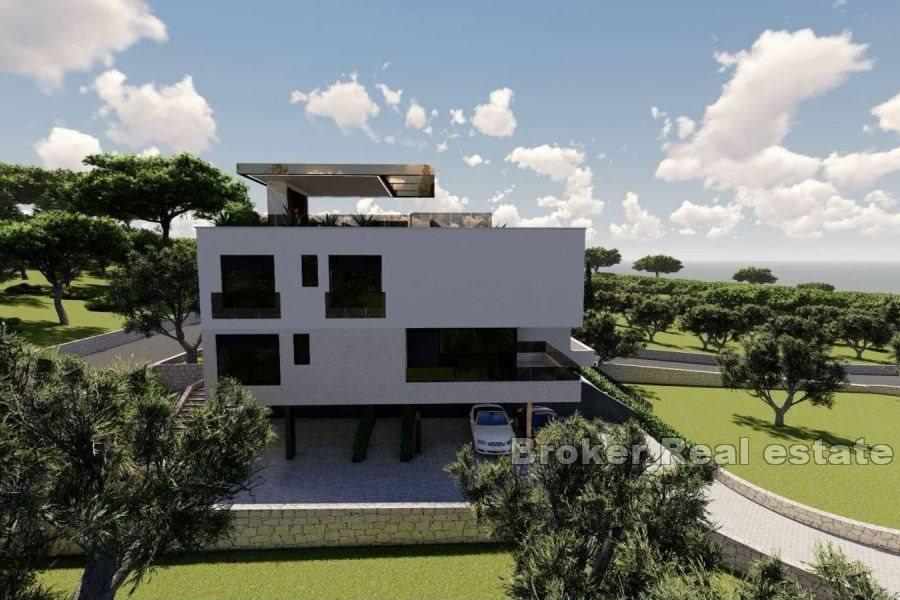 Ostrov Krk - Moderný apartmán v luxusnej vile