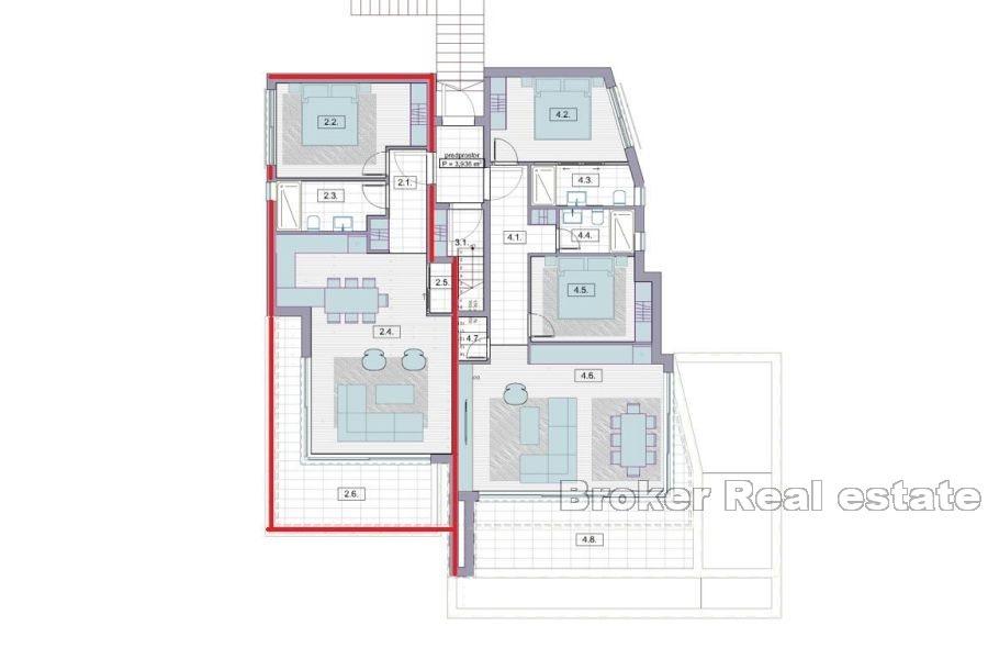 Ostrov Krk - Moderný apartmán v luxusnej vile