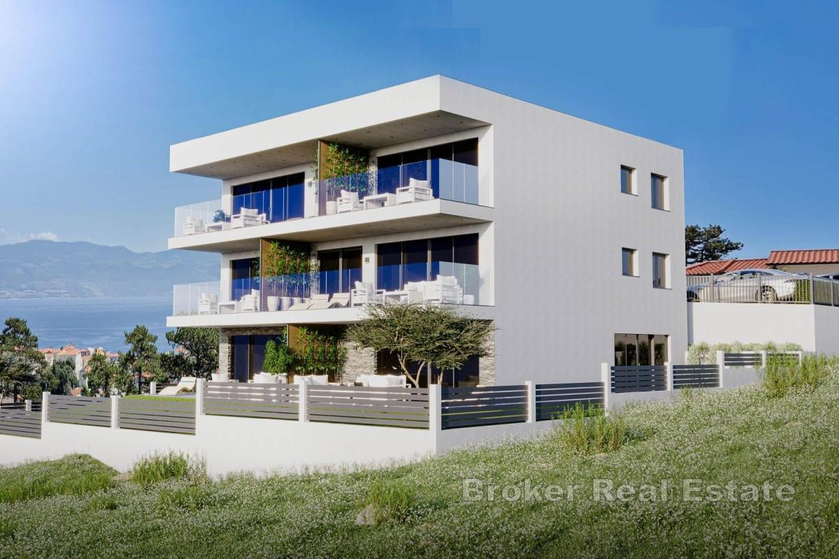 Zwei Wohnungen in einem Neubau
