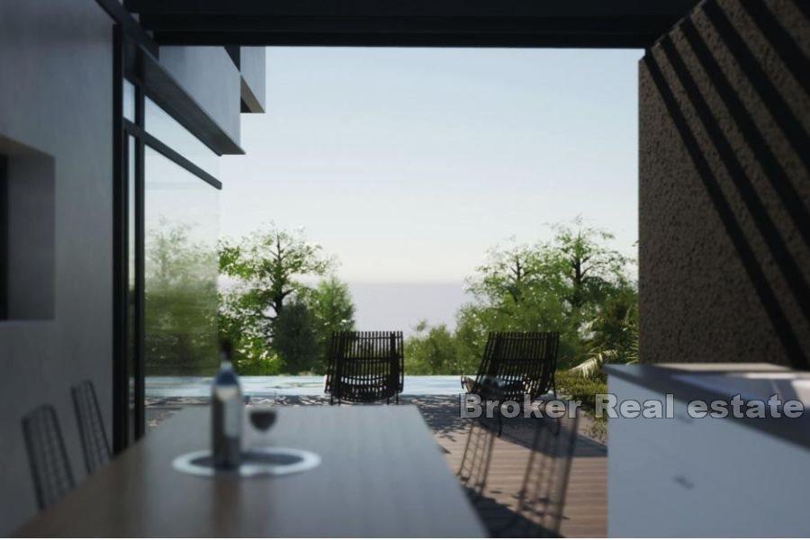 Moderne zweistöckige Wohnung