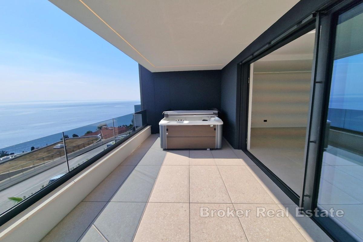 Moderný apartmán s výhľadom na more