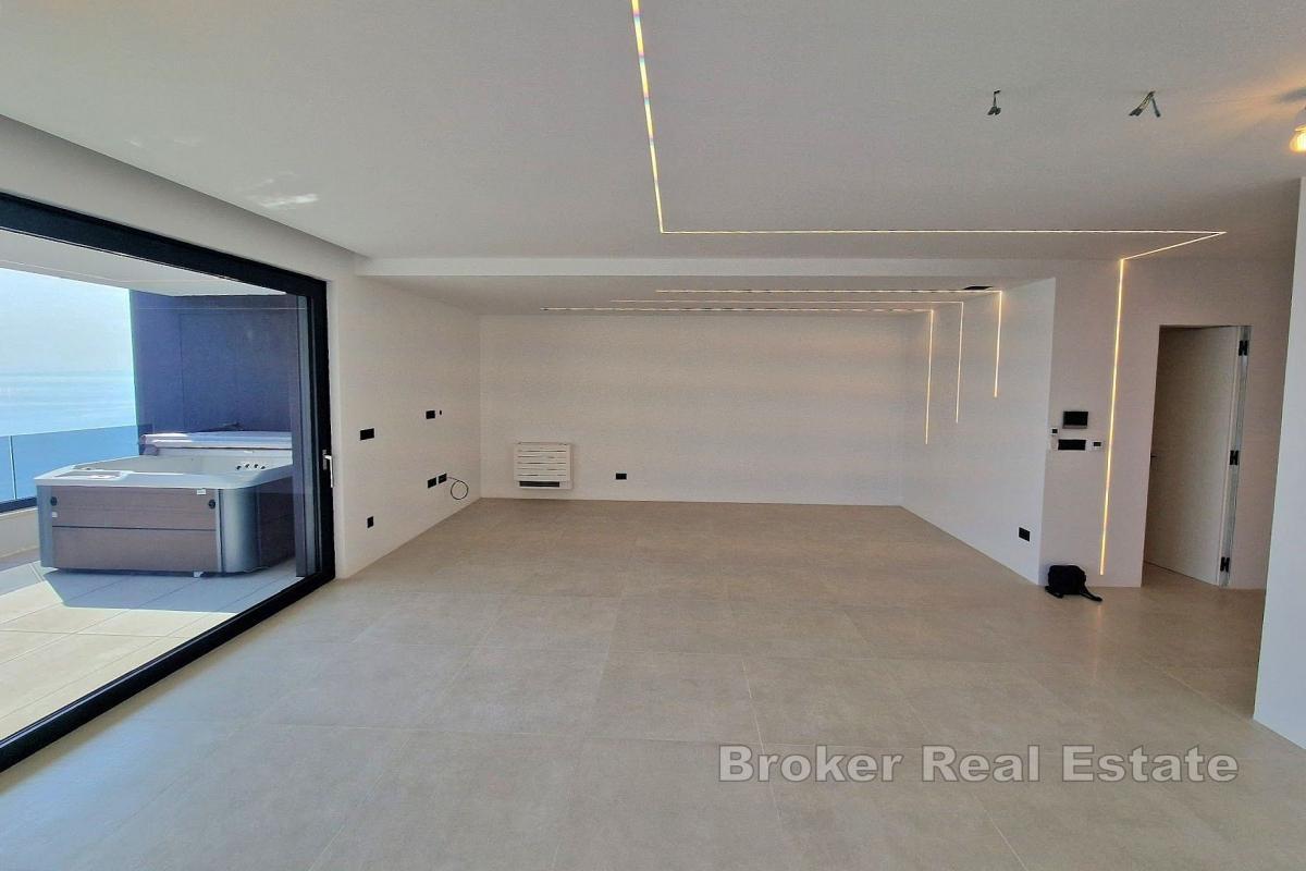 Appartement moderne avec vue sur la mer