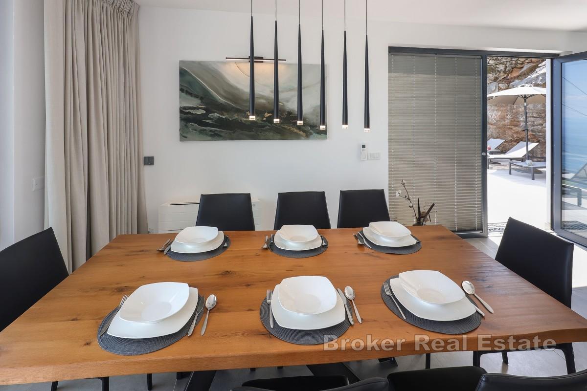 Villa med panoramautsikt över Kvarnerbukten