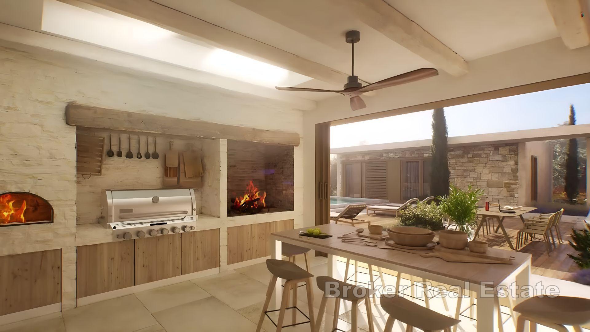 Nuova costruzione moderna con piscina