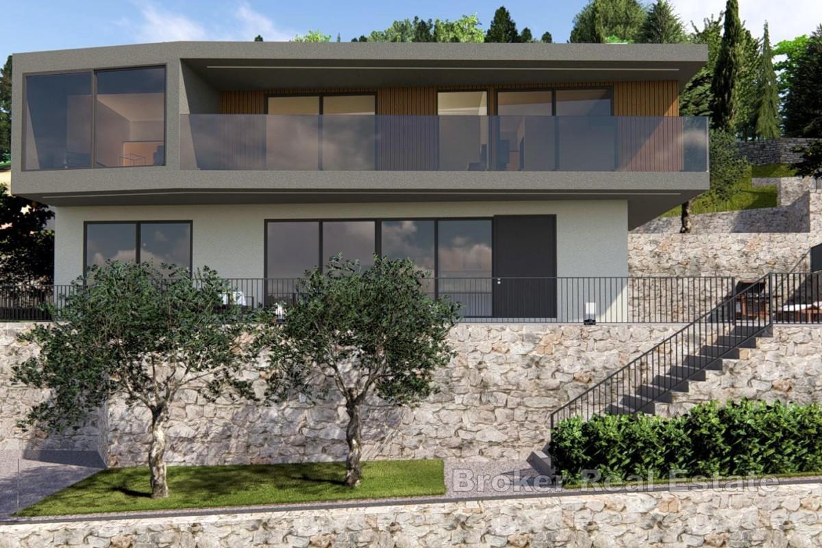 Građevinskon zemljište s panoramskim pogledom na more