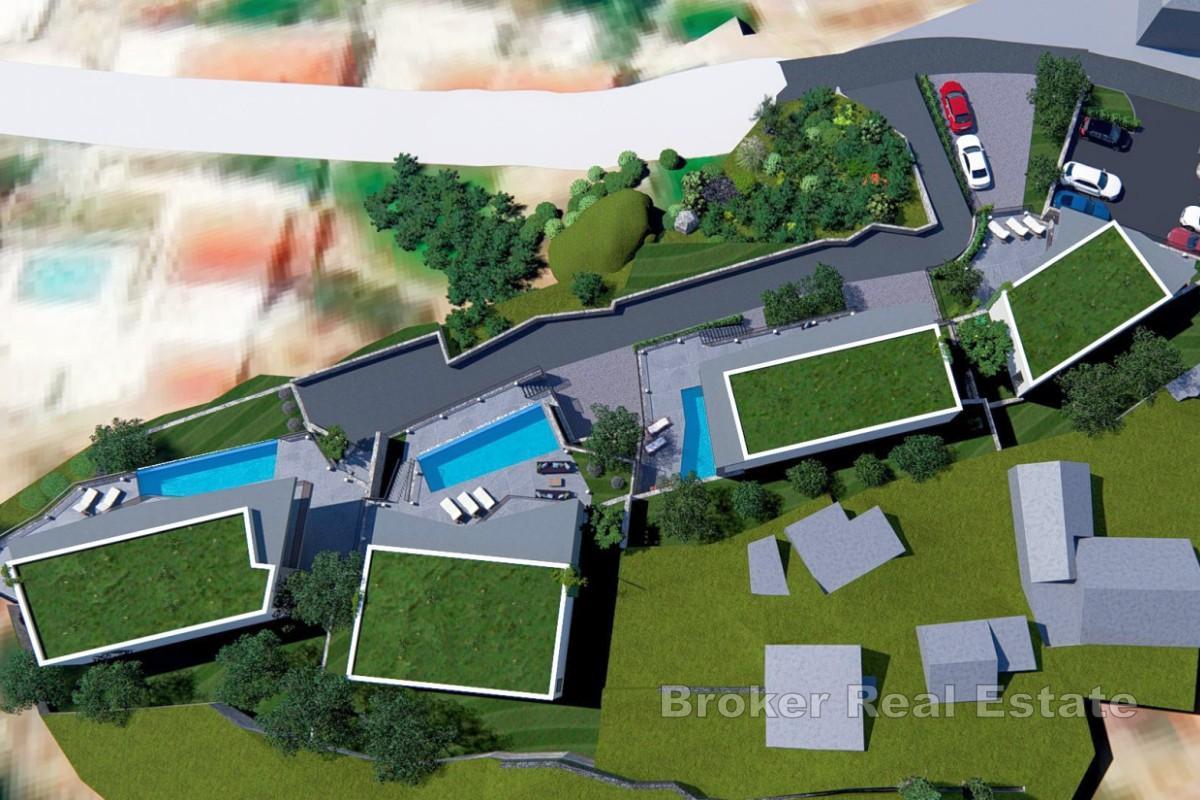 Građevinskon zemljište s panoramskim pogledom na more