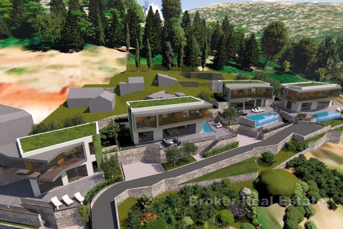 Građevinskon zemljište s panoramskim pogledom na more