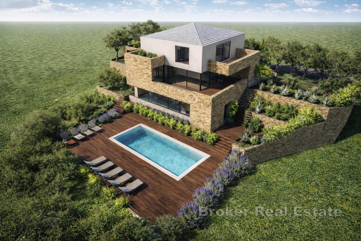 Atraktivní pozemek s výhledem na moře