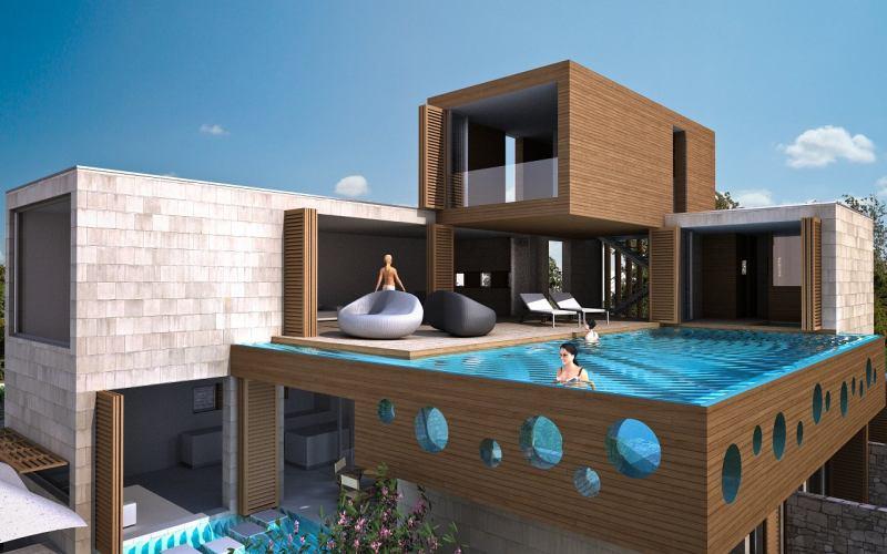 island of Korcula - land and project for villa