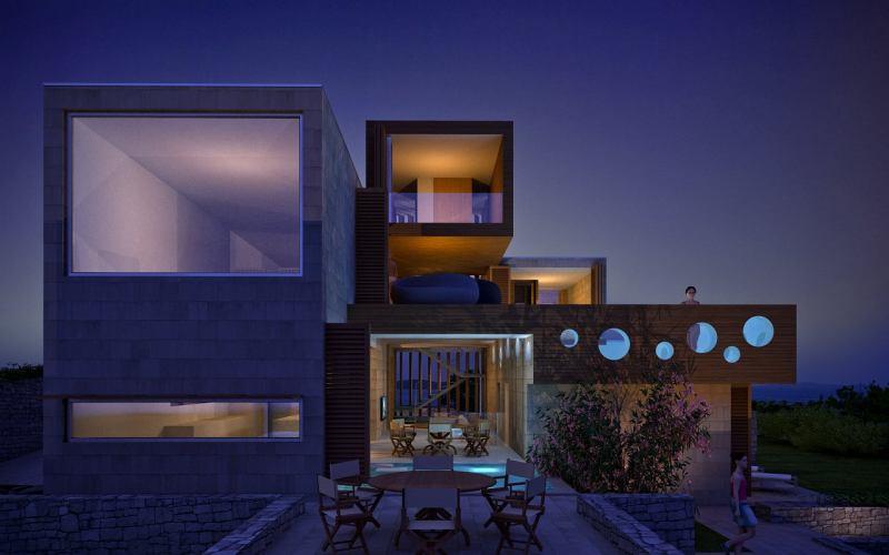 island of Korcula - land and project for villa