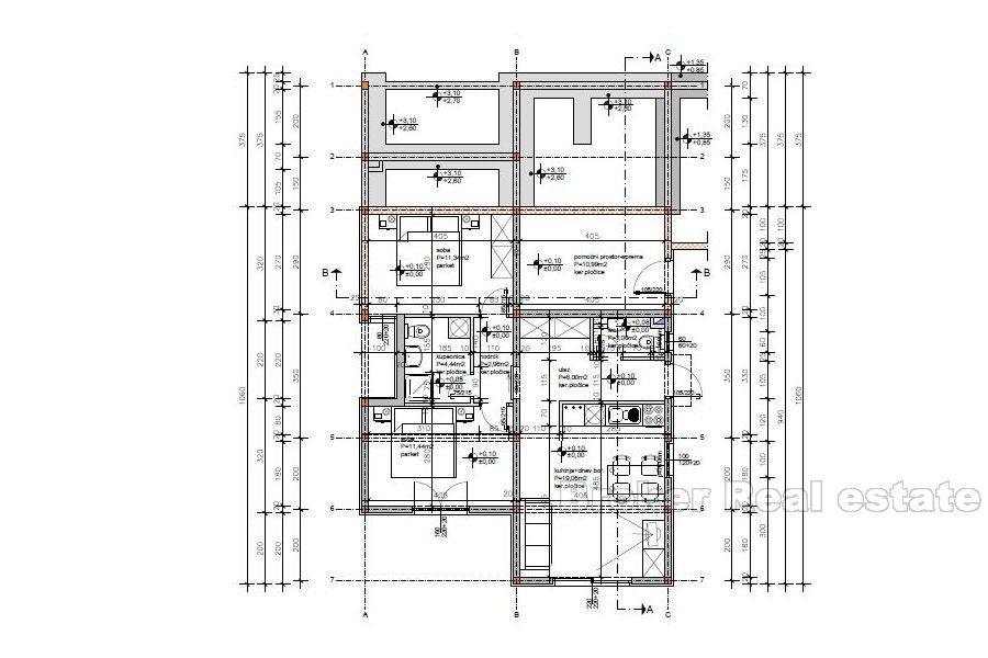 terrain de construction avec permis près de Omis