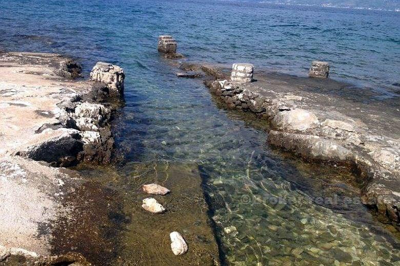 island of Brac, building plot with project