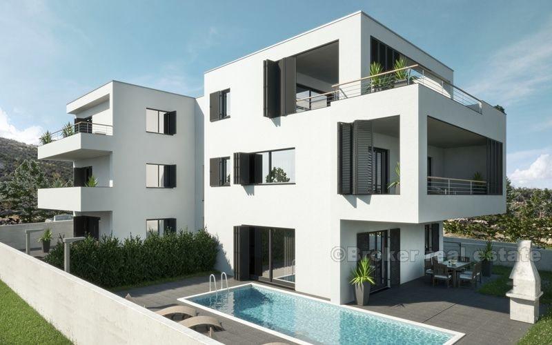 nedaleko Zadaru. Moderní bytový dům