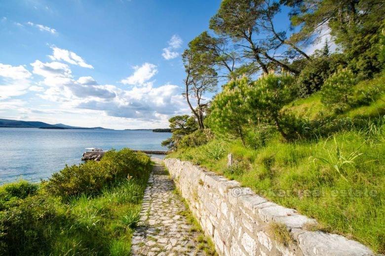 Malý ostrov, starý kamenný hrad