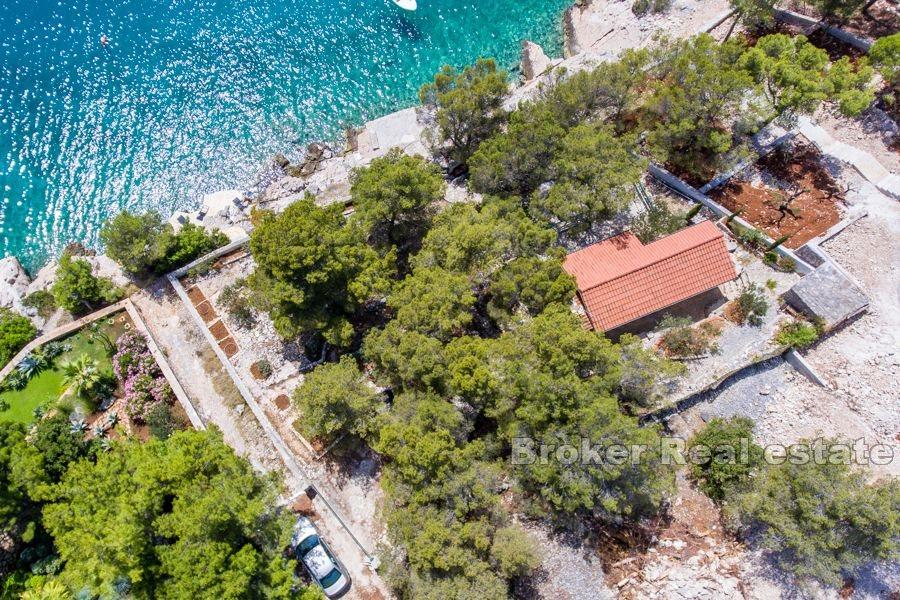 Øya Brac - Hus ved havet i en topp-plassering