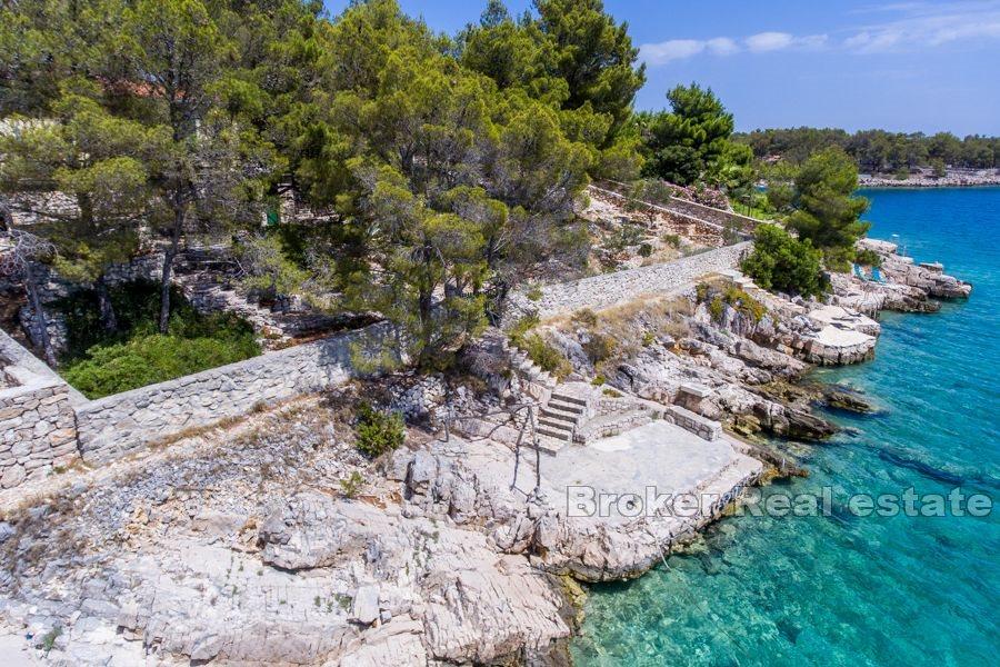 Øya Brac - Hus ved havet i en topp-plassering
