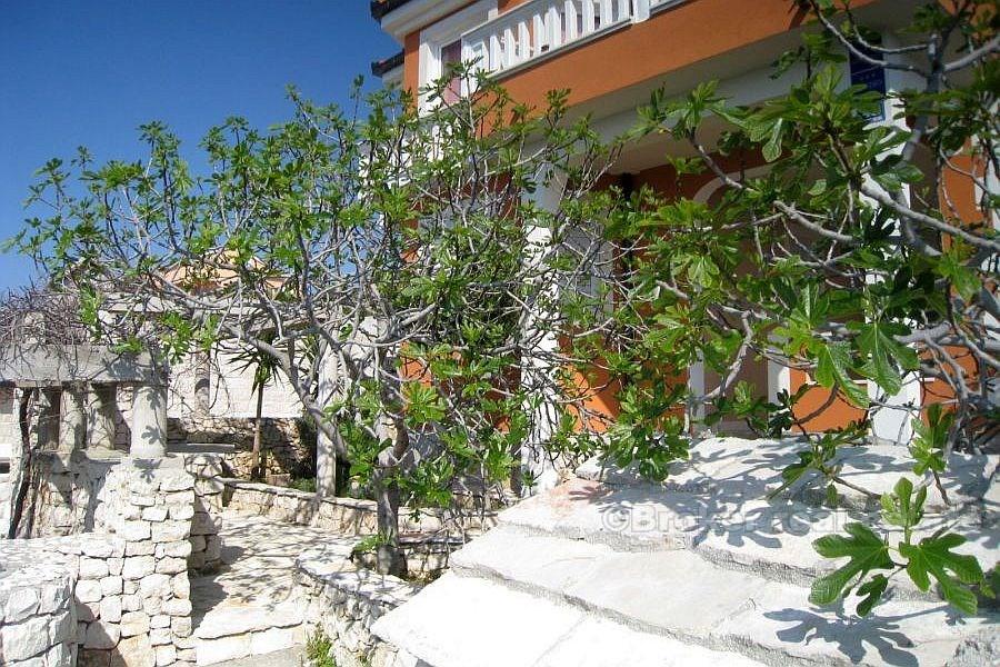 near Rogoznica, house on two floors, first row to the sea