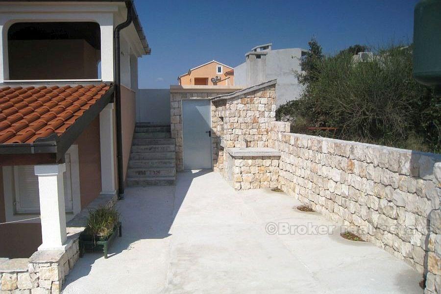 near Rogoznica, house on two floors, first row to the sea