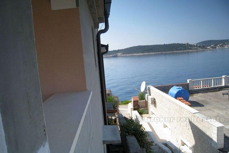 near Rogoznica, house on two floors, first row to the sea