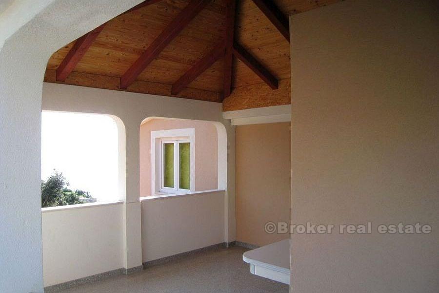 near Rogoznica, house on two floors, first row to the sea