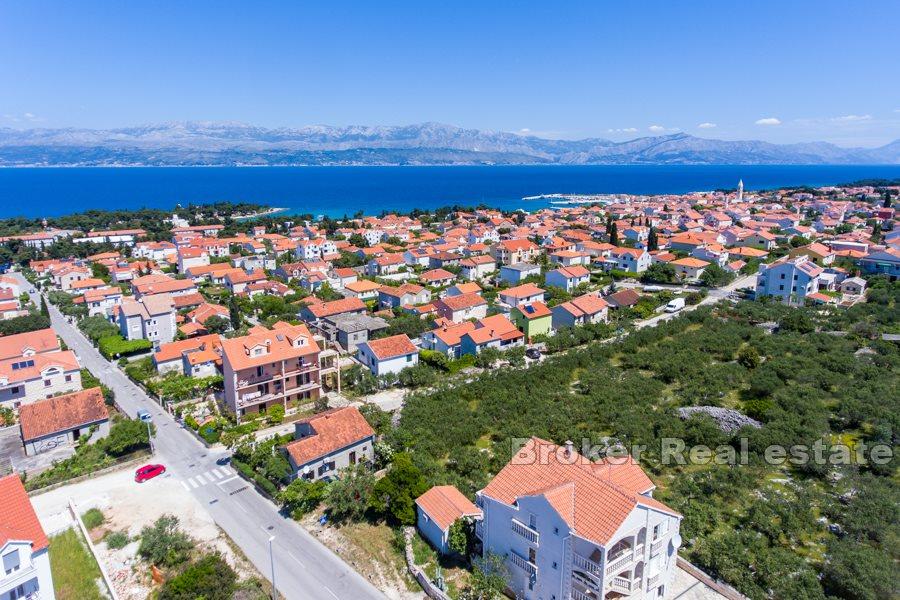 Island of Brac - Land with building permit and sea view