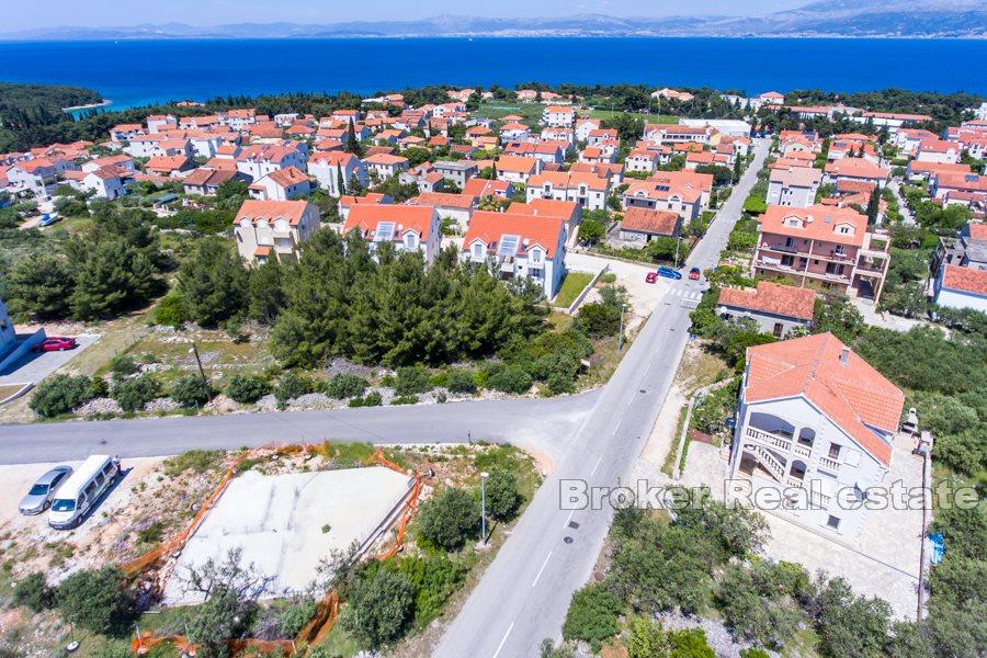 Island of Brac - Land with building permit and sea view