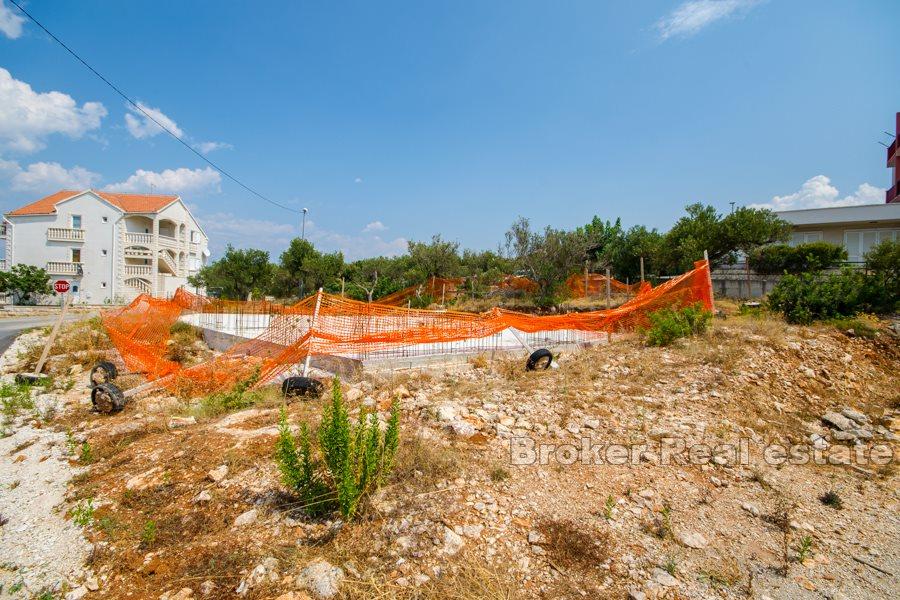 Island of Brac - Land with building permit and sea view