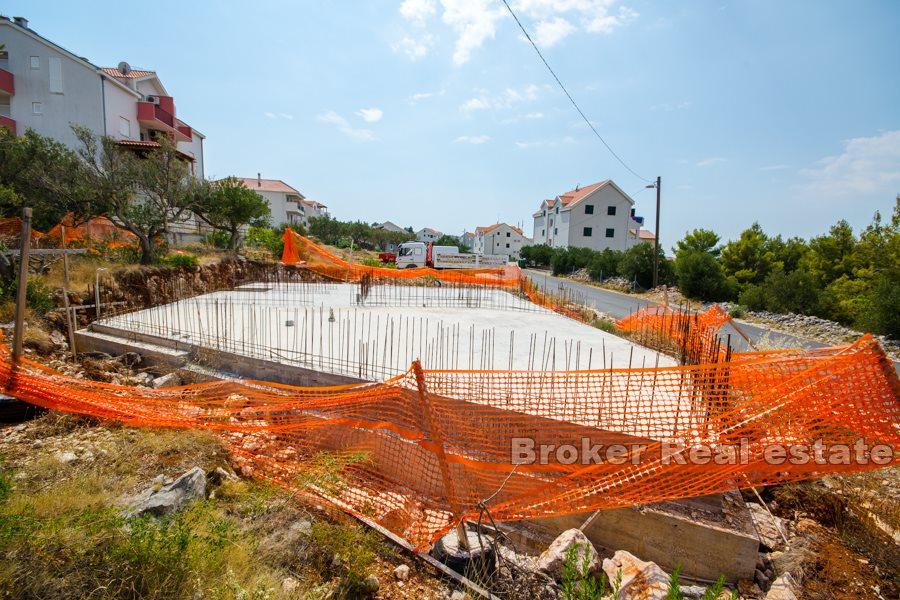 Island of Brac - Land with building permit and sea view