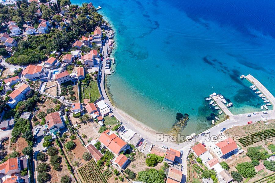 Isola di Korcula - Villa in costruzione, prima fila al mare