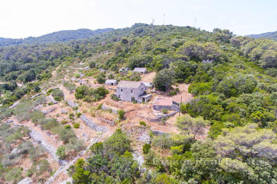 Øya Vis - Eiendom med gamle steinhus