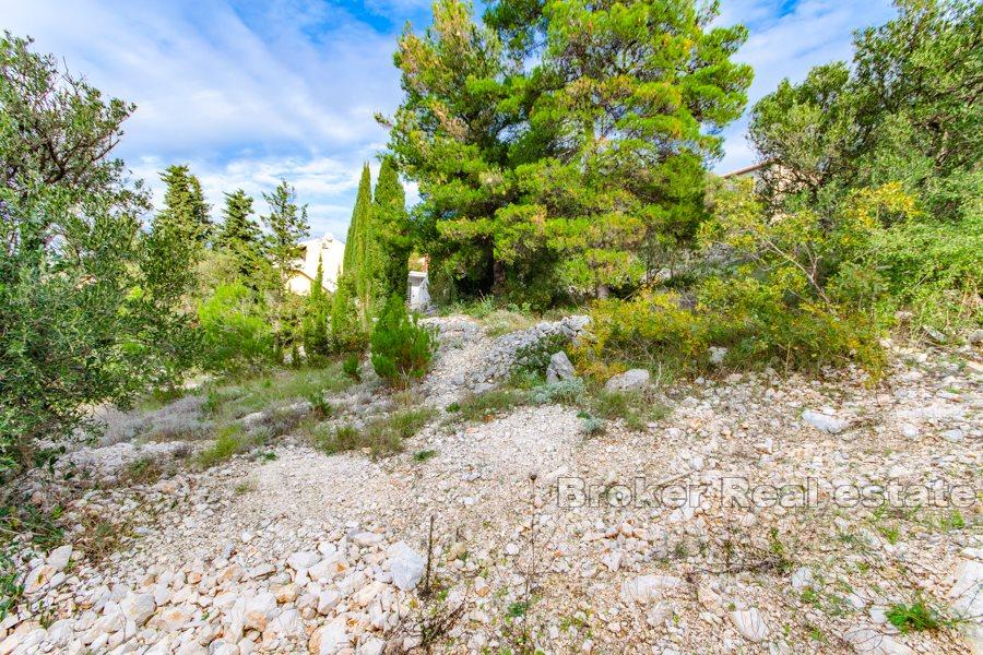 Blízko Rogoznica - Stavebný pozemok s výhľadom na more