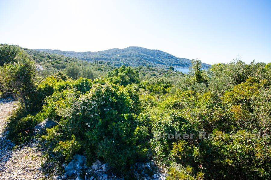 Island of Korcula - Building land with open sea view