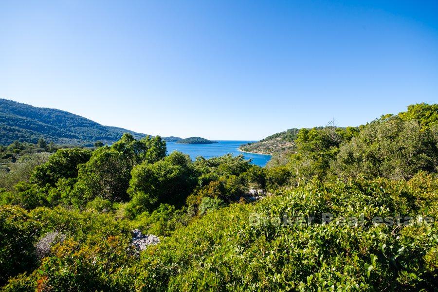 Island of Korcula - Building land with open sea view