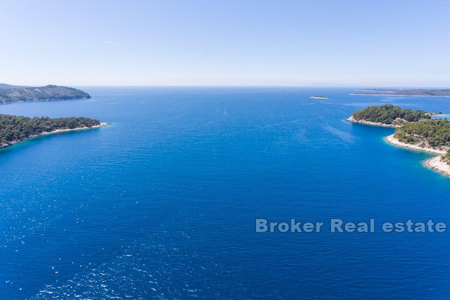 Korcula - Building land with open sea view