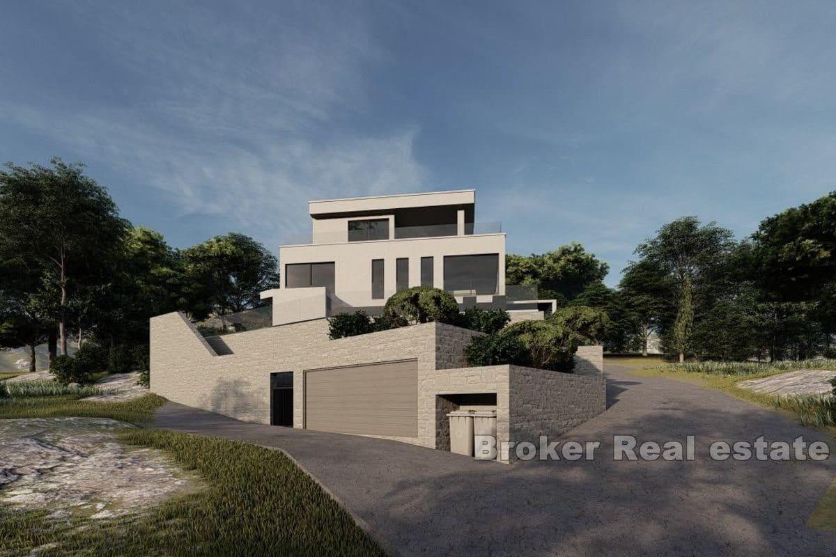Island of Brač - Modern villa under construction