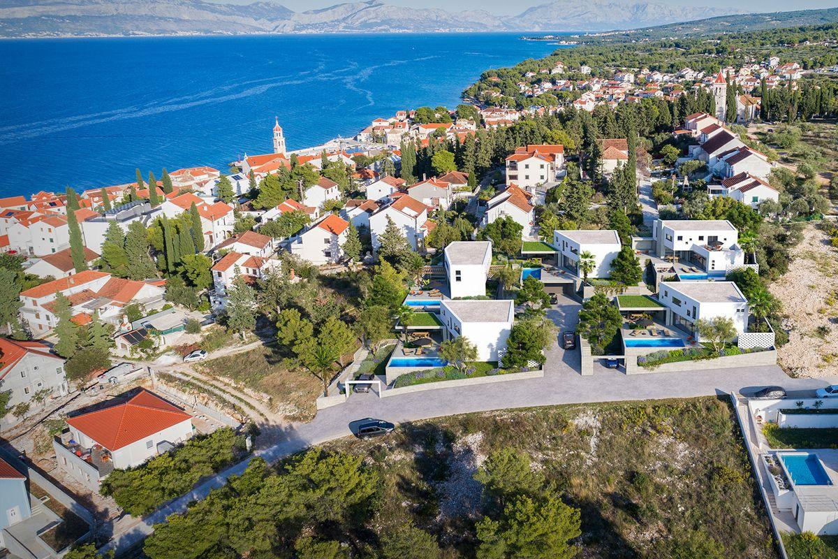 Ostrov Brač - Krásná novostavba s bazénem