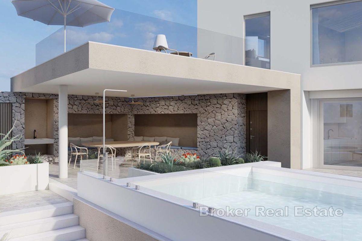 Insel Brač - Schönes neues Gebäude mit Swimmingpool