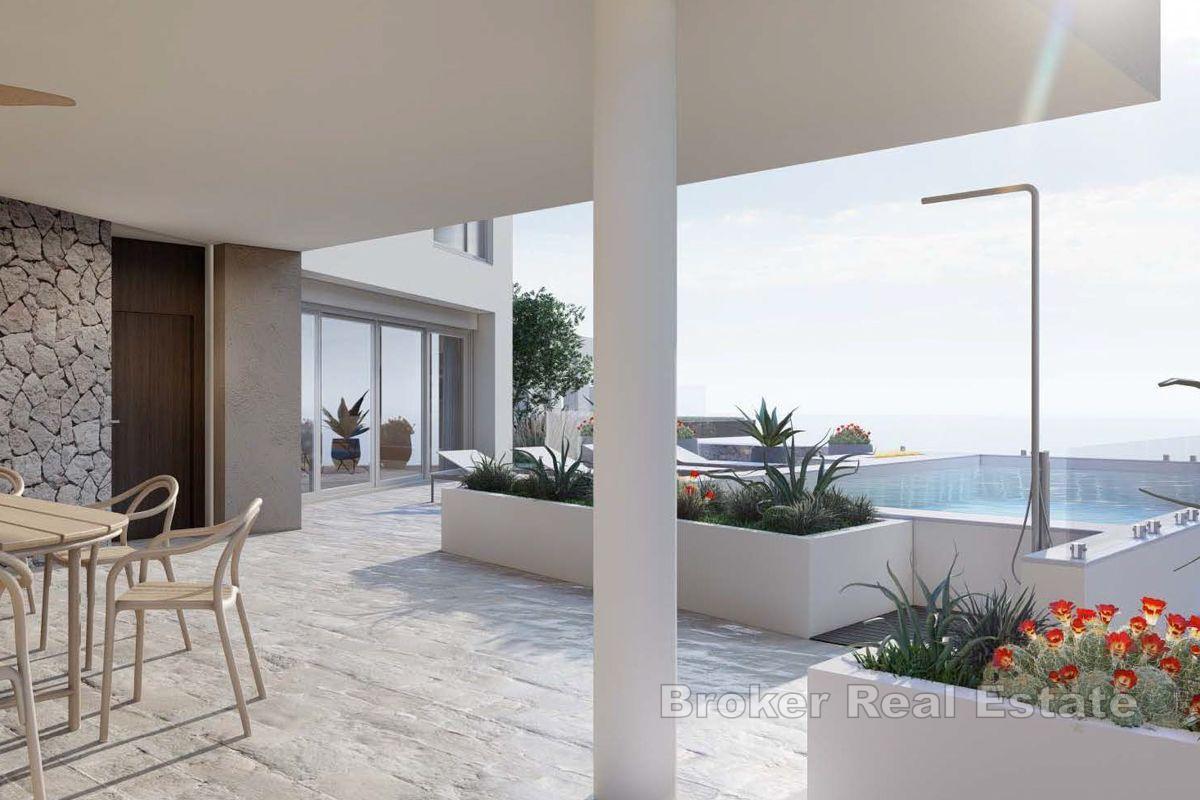 Insel Brač - Schönes neues Gebäude mit Swimmingpool