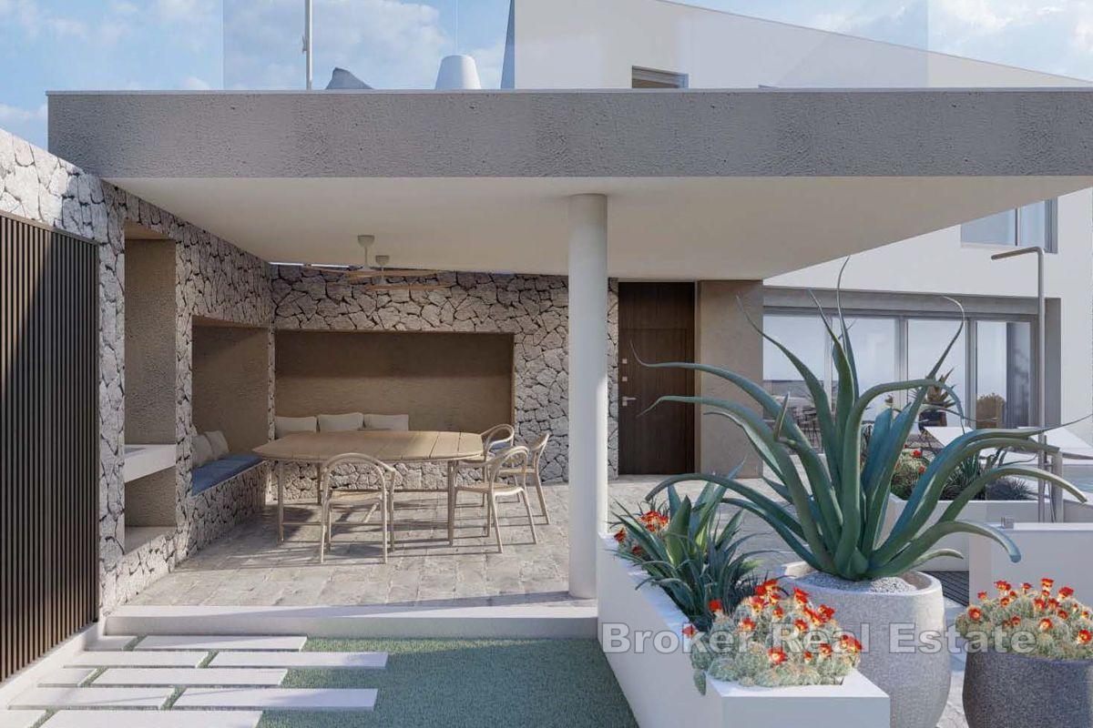 Insel Brač - Schönes neues Gebäude mit Swimmingpool