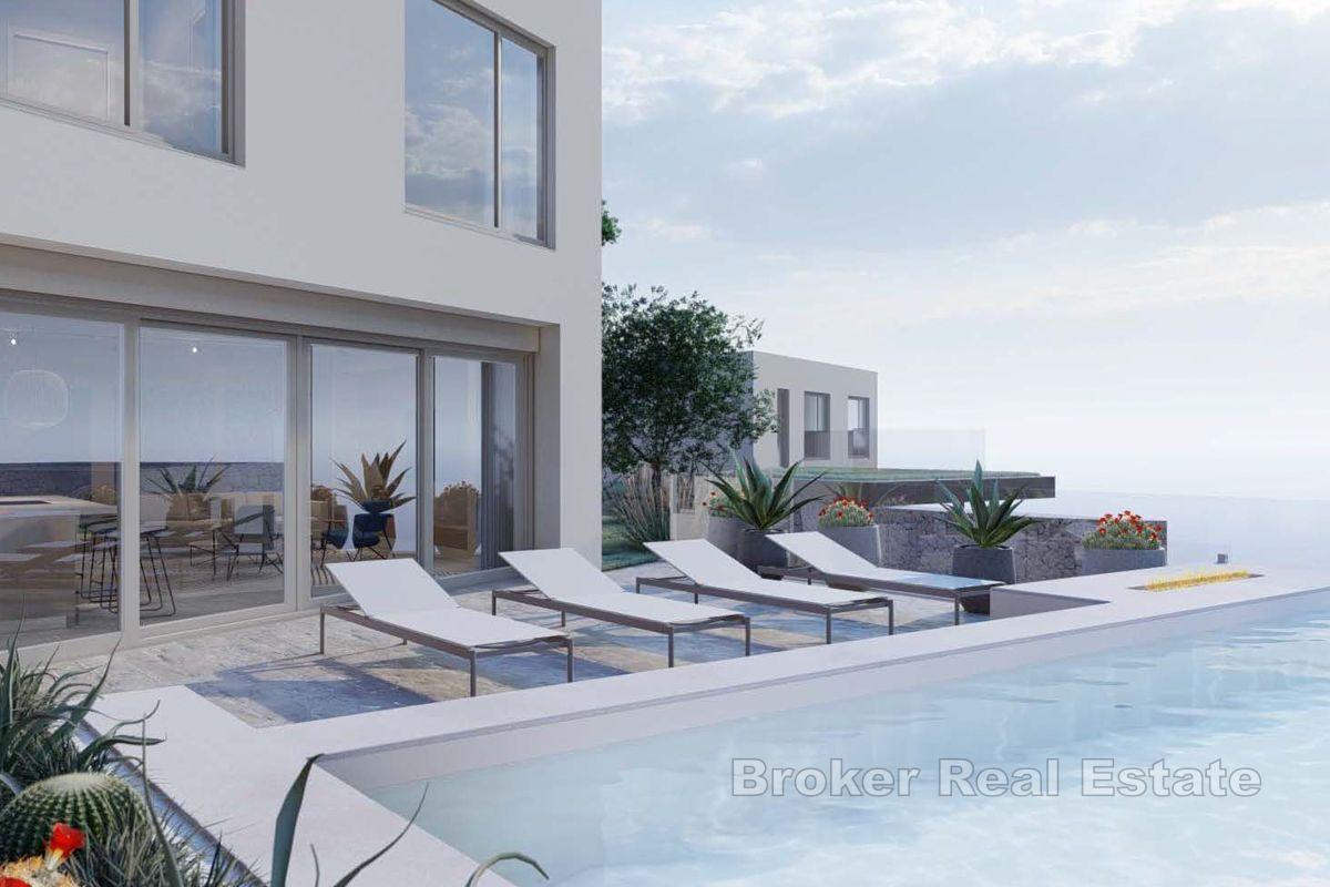 Insel Brač - Schönes neues Gebäude mit Swimmingpool