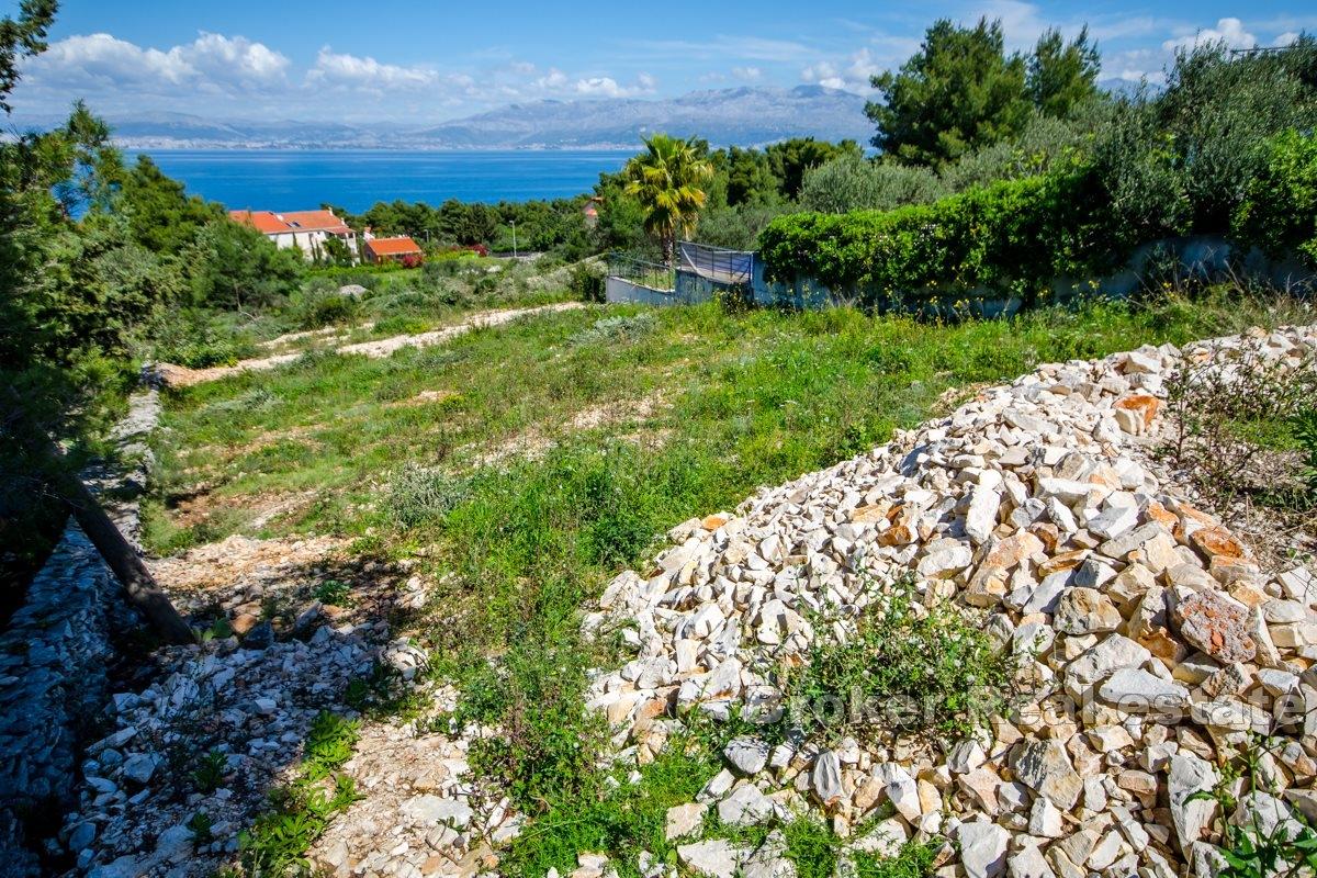Byggeland nær stranden