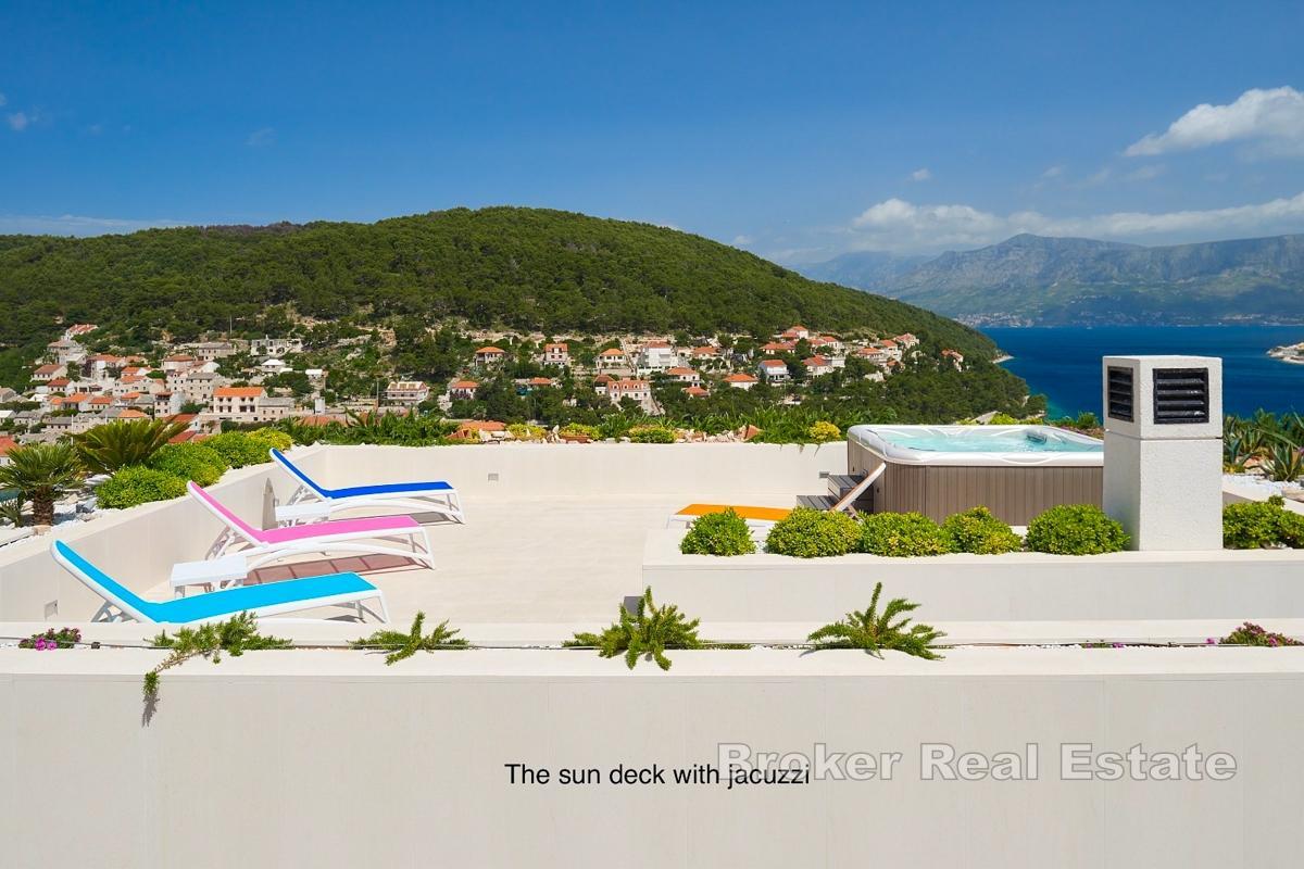 En vakker villa med havutsikt