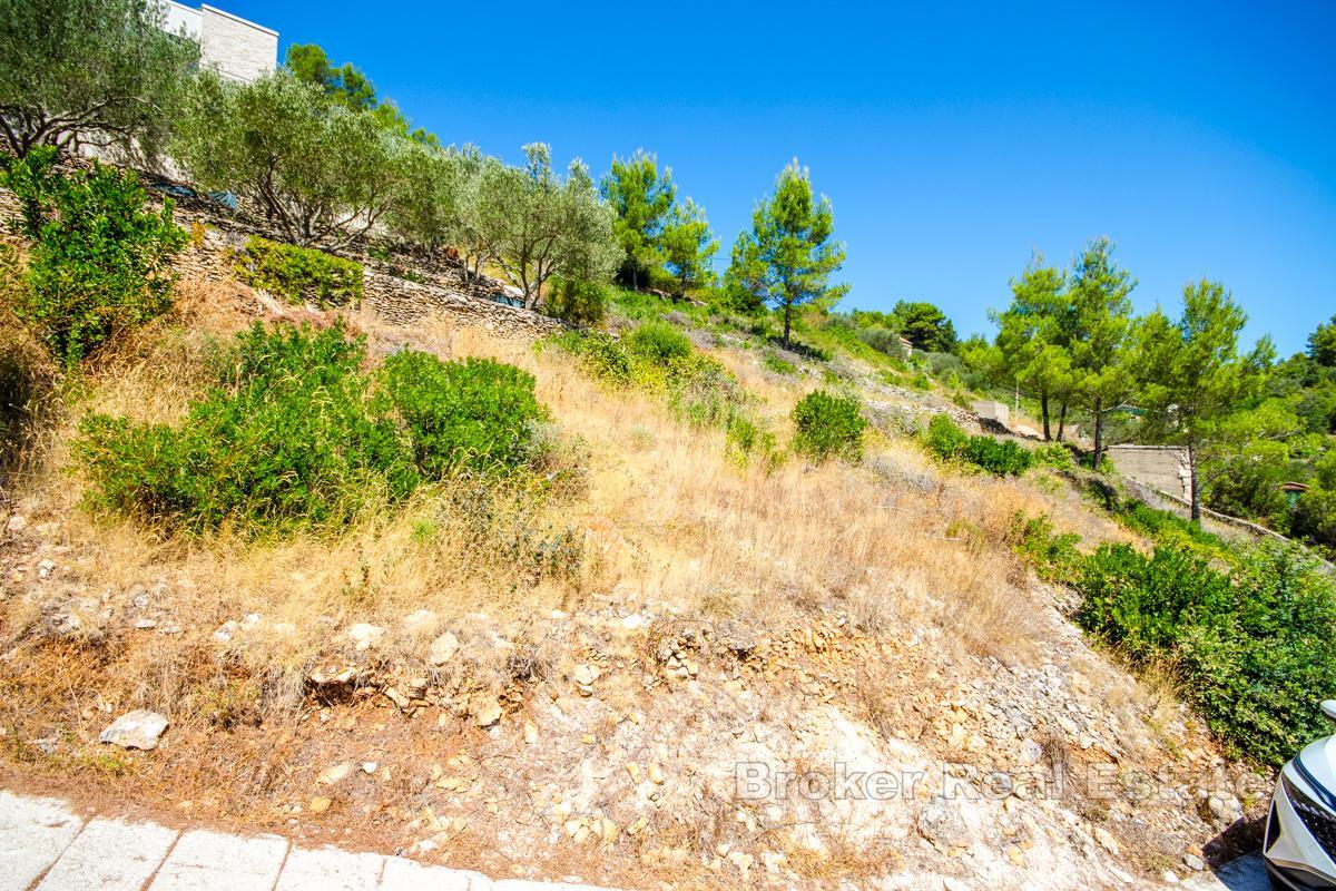 Ön Korcula - Land vid havet och stranden