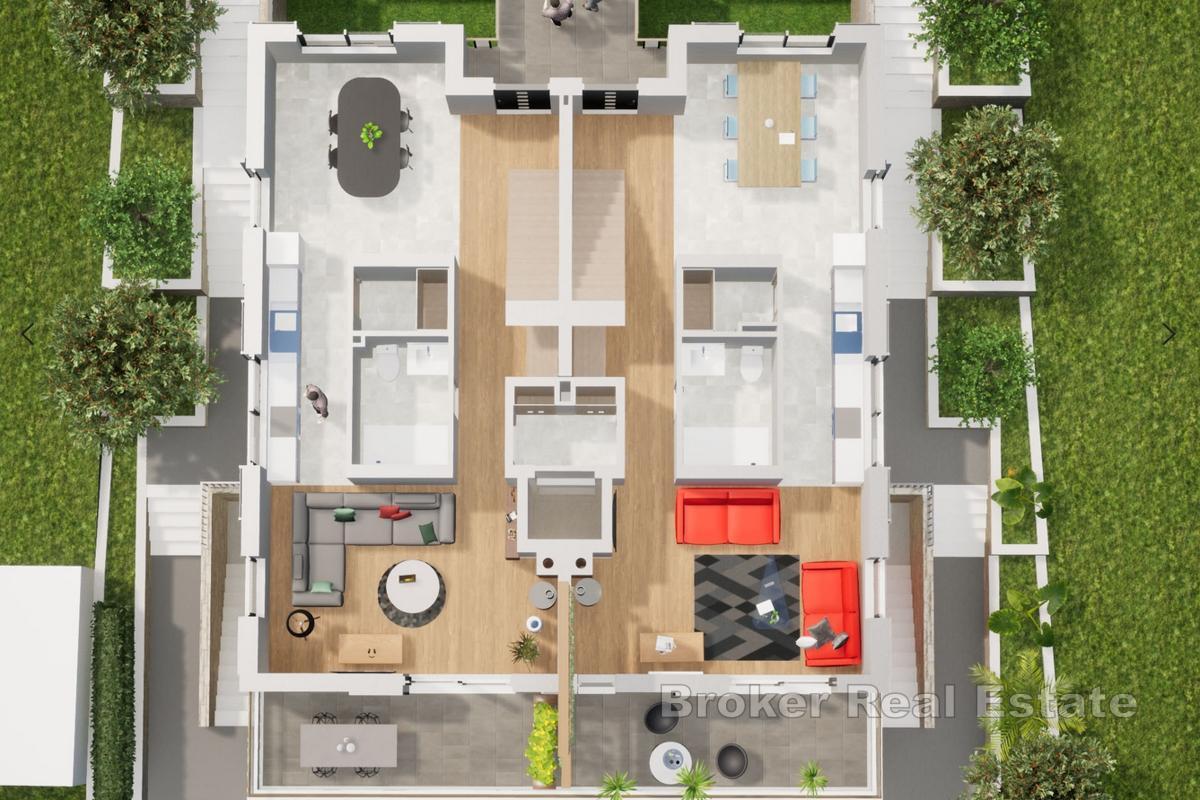 Nybygd leilighet med havutsikt