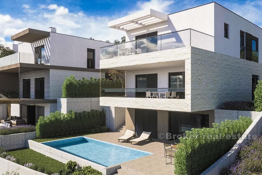 Primosten - modern villa with pool and sea view