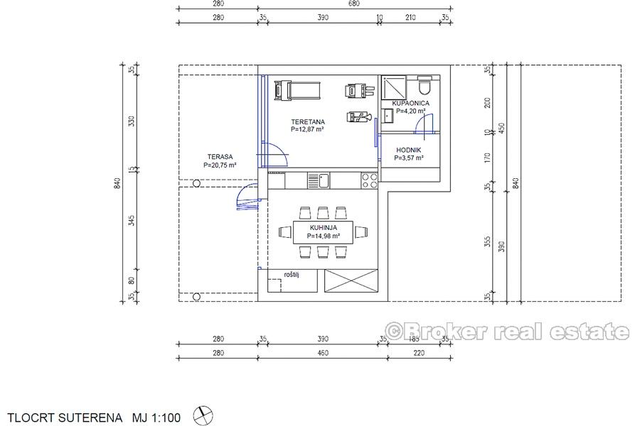 Primosten - modern villa with pool and sea view