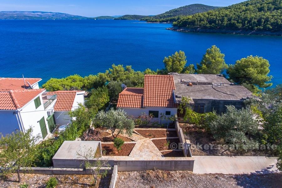 Øya Solta - Hus ved sjøen med myr