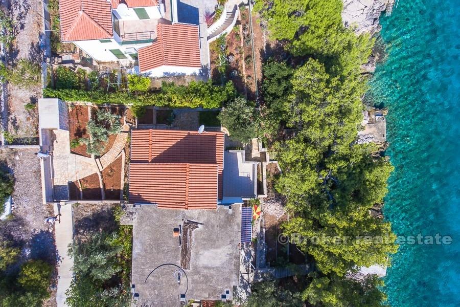 Øya Solta - Hus ved sjøen med myr