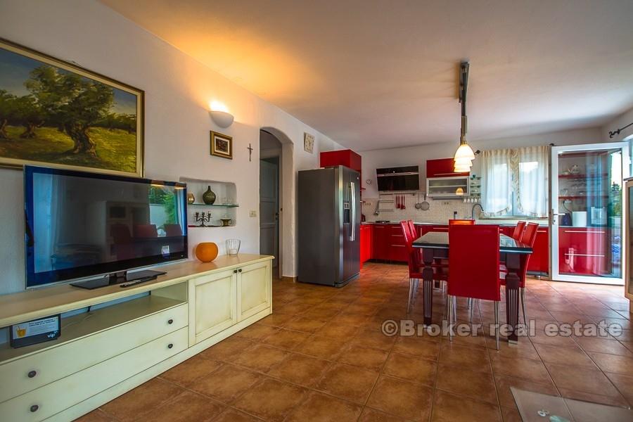 Island of Brac - stone house with swimming pool and panoramic view